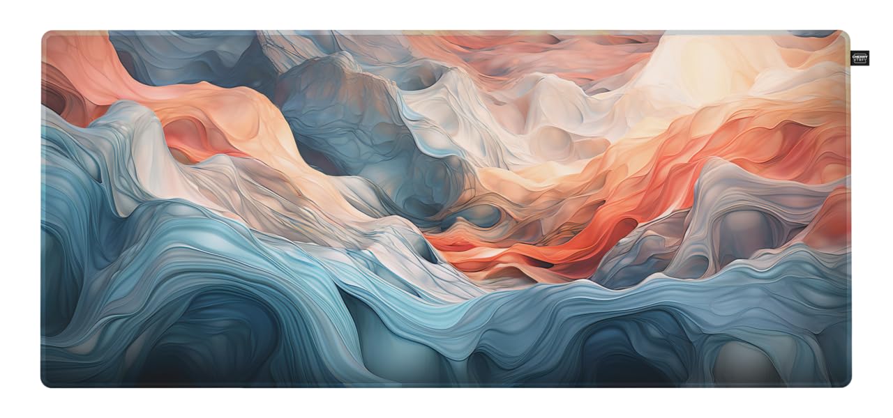 Amazon.com: CHERRY XTRFY GP5 Gaming Mousepad Deskmat AMNIS Blue XL